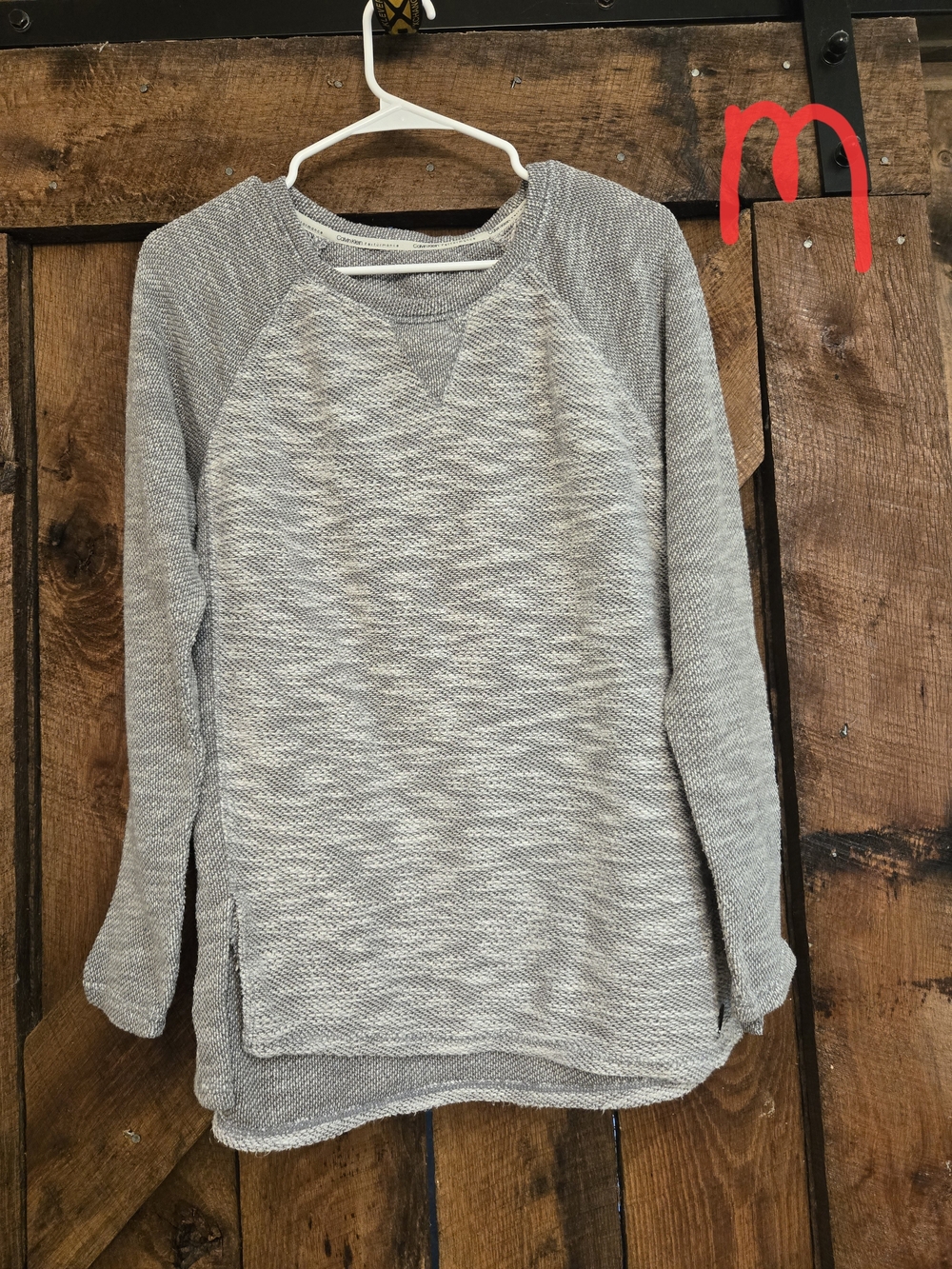 Calvin Klein Performance Heathered Gray Crewneck Pullover